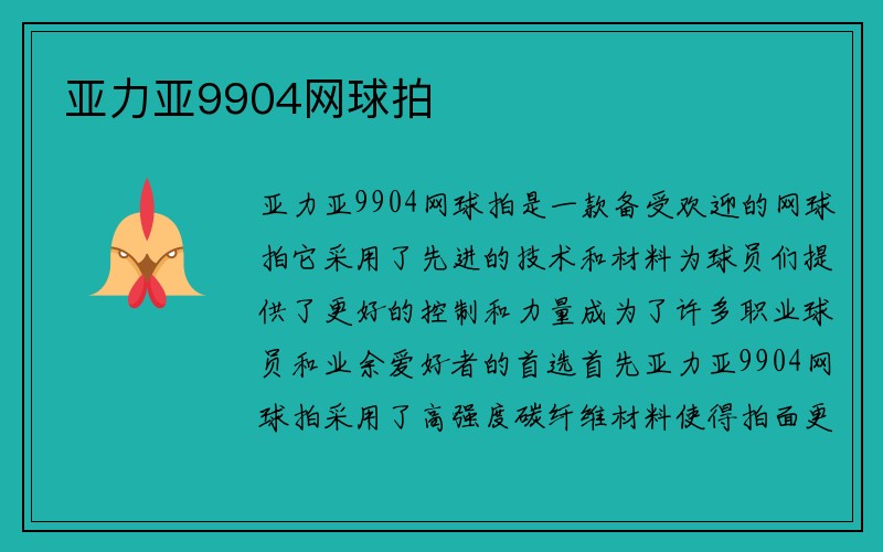 亚力亚9904网球拍